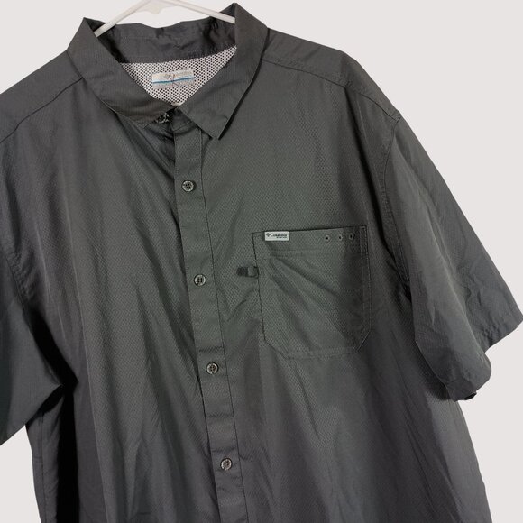 Columbia PFG Slack Tide Shirt Mens XXL Gray Fishing Vented UPF 50 Gorpcore - Picture 1 of 9